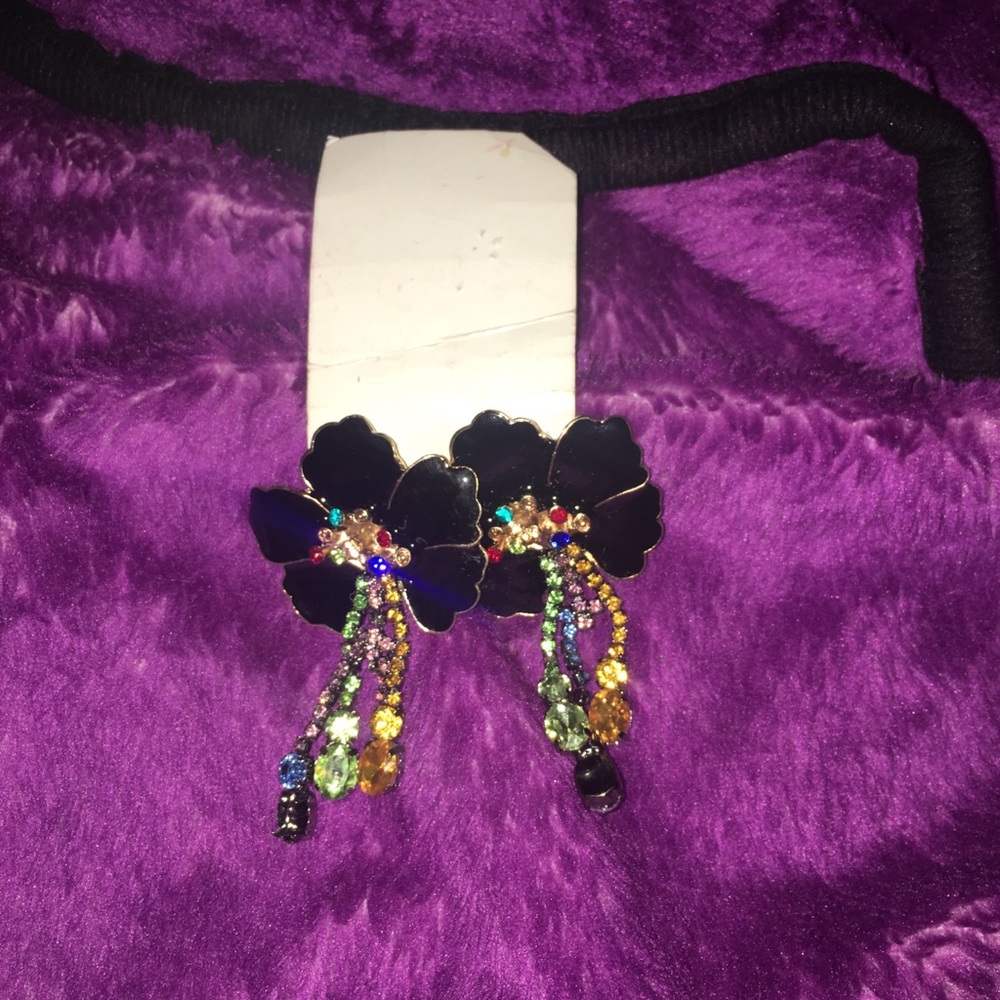 Cute flower costume jelwery earrings